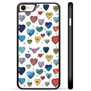 Carcasa Protectora para iPhone 7/8/SE (2020)/SE (2022) - Corazones