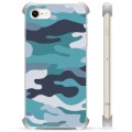 Funda Híbrida para iPhone 7/8/SE (2020)/SE (2022) - Camuflaje Azul