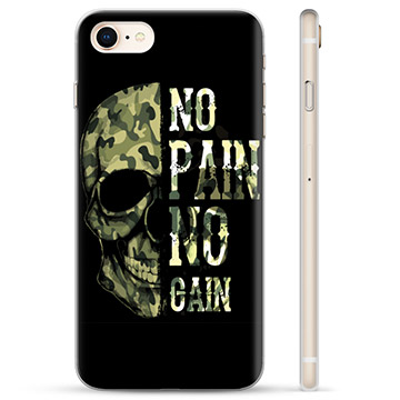 Funda de TPU para iPhone 7/8/SE (2020)/SE (2022) - No Pain, No Gain