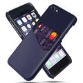 Carcasa con Ranura para Tarjeta KSQ para iPhone 7/8/SE (2020)/SE (2022) - Azul