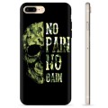 Funda de TPU para iPhone 7 Plus / iPhone 8 Plus - No Pain, No Gain