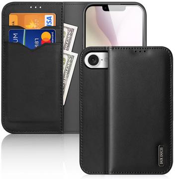 Funda de Cuero Dux Ducis Hivo para iPhone SE (2025) - Estilo Cartera