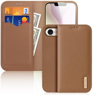 Funda de Cuero Dux Ducis Hivo para iPhone 16e - Estilo Cartera