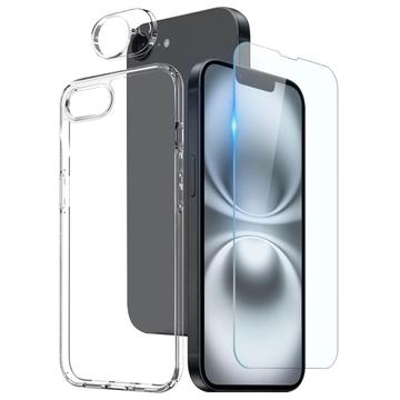 Set de protección 3 en 1 iPhone 16e Northjo - Transparente