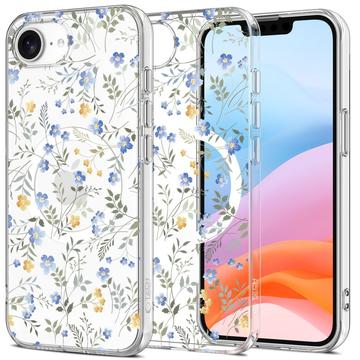 Carcasa de TPU Tech-Protect FlexAir MagSafe para iPhone 16e - Flores de primavera