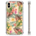 Funda Híbrida para iPhone X / iPhone XS - Flores Rosadas