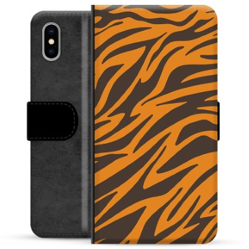 Funda Cartera Premium para iPhone X / iPhone XS - Tigre