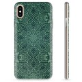 Funda de TPU para iPhone X / iPhone XS - mandala Verde