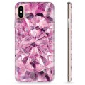 Funda de TPU para iPhone X / iPhone XS - Cristal Rosa