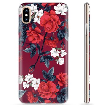 Funda de TPU para iPhone XS Max - Flores Vintage