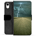 Funda Cartera Premium con Función de Soporte para iPhone XR - Tormenta