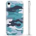 Funda de TPU para iPhone XR - Camuflaje Azul