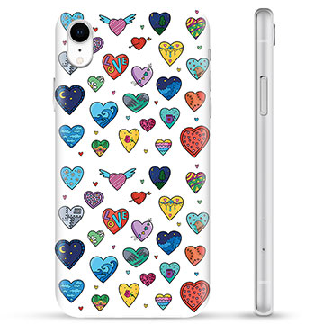 Funda de TPU para iPhone XR - Corazones