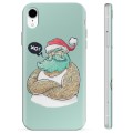 Funda de TPU para iPhone XR - Papá Noel Moderno