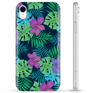 Funda de TPU para iPhone XR - Flores Tropicales