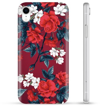 Funda de TPU para iPhone XR - Flores Vintage