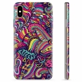 Funda de TPU para iPhone XS Max - Flores Abstractas