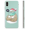 Funda de TPU para iPhone XS Max - Papá Noel Moderno