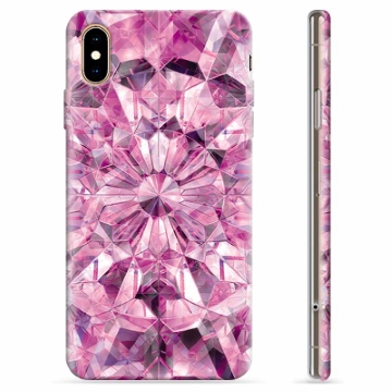 Funda de TPU para iPhone XS Max - Cristal Rosa