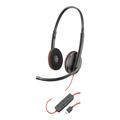 Auriculares de Cableado Poly Plantronics Blackwire C3220 - Negro