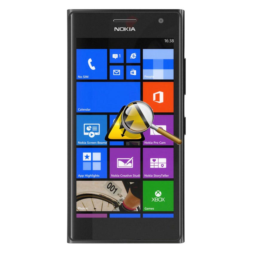 Nokia 735 lumia не горит подсветка