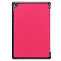 Funda de Tres Pliegues para Huawei MediaPad M5 10/M5 10 (Pro) - Rosa Fuerte