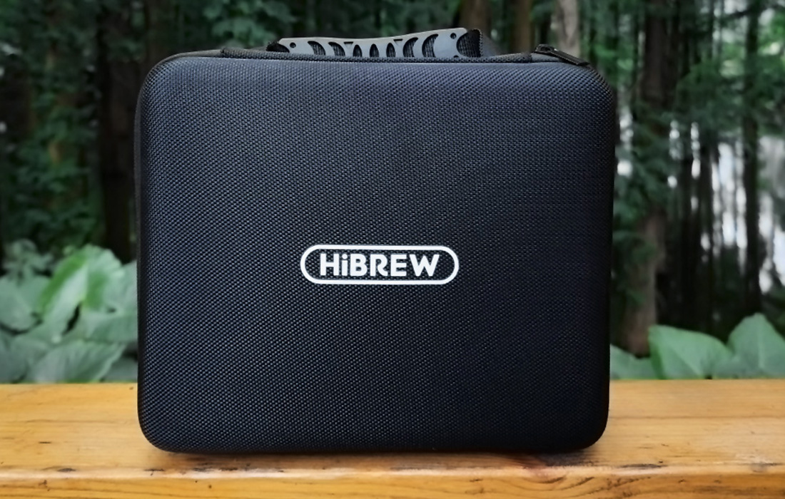 HiBREW H4-premium Cafetera portátil 3-en-1 con estuche 80W