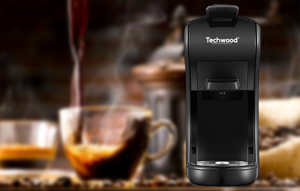 Techwood TCA-196N Cafetera de cápsulas - negra