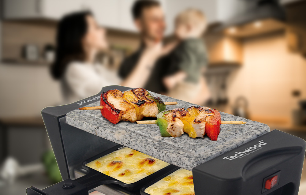 Techwood grill TRD-346 Raclette eléctrica dúo