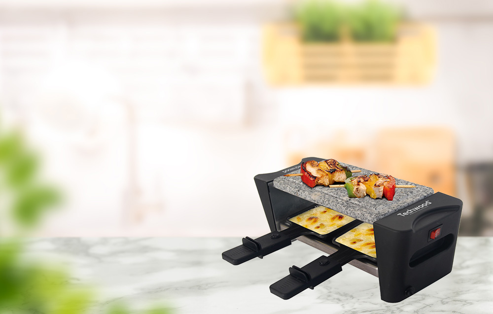 Techwood grill TRD-346 Raclette eléctrica dúo